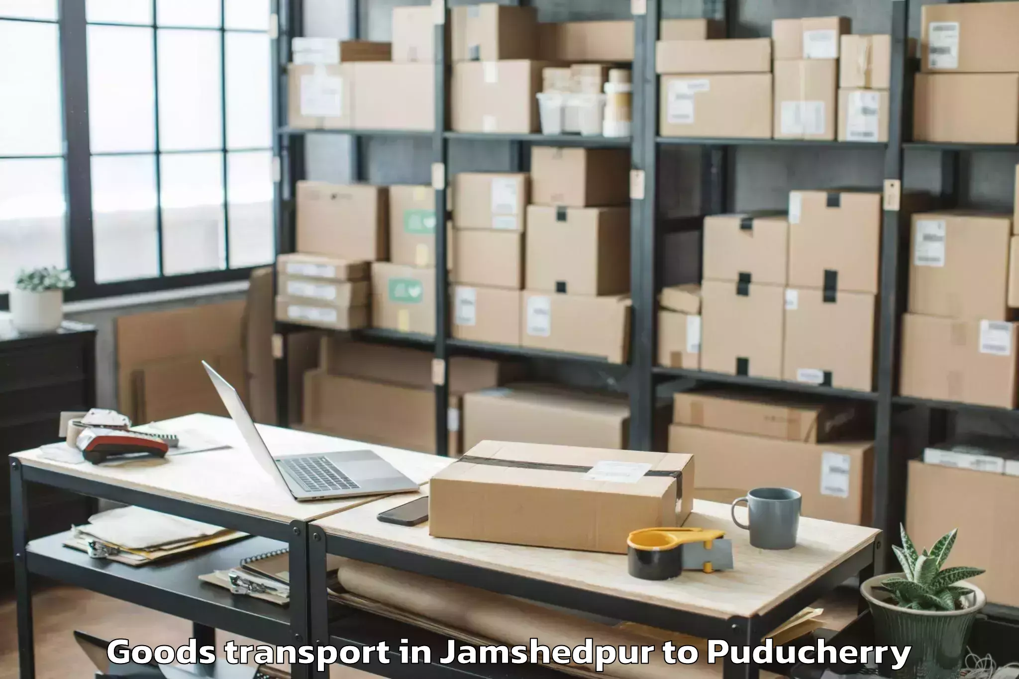 Expert Jamshedpur to Sri Balaji Vidyapeeth Puducher Goods Transport